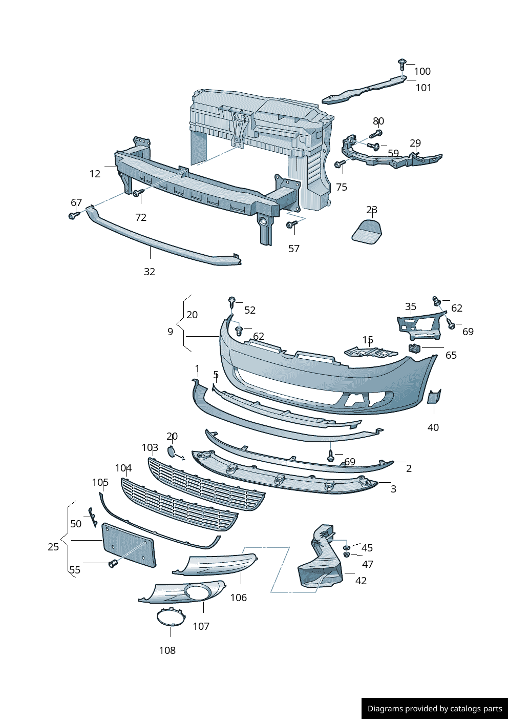 Car part diagram