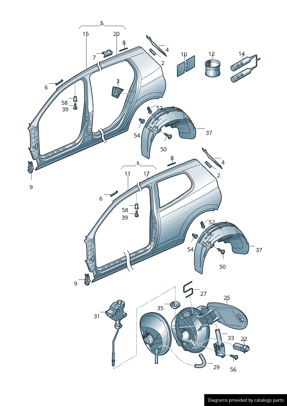 Car part diagram