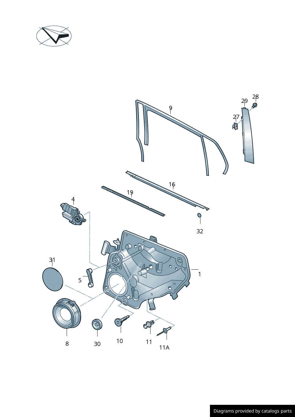 Car part diagram