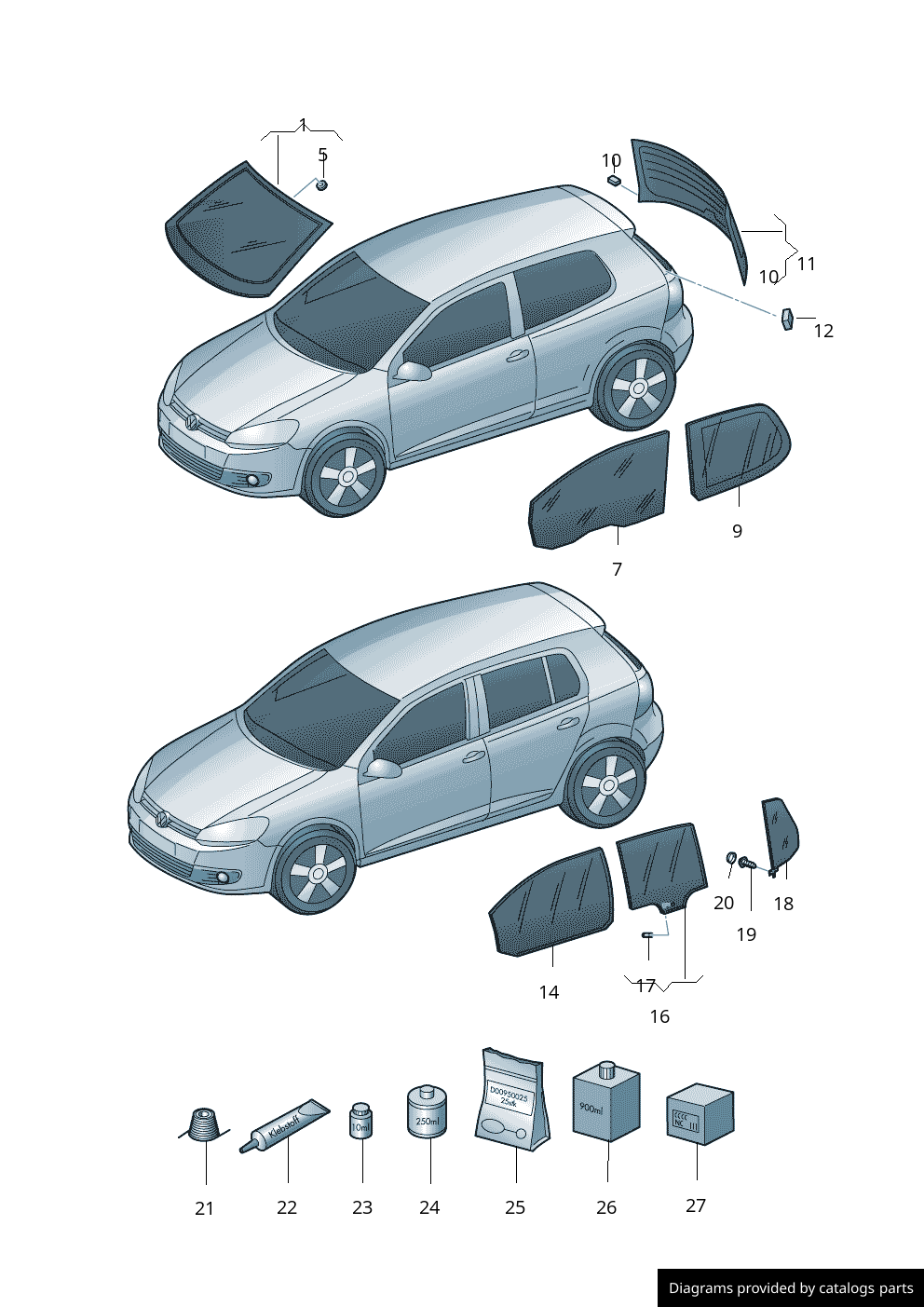 Car part diagram
