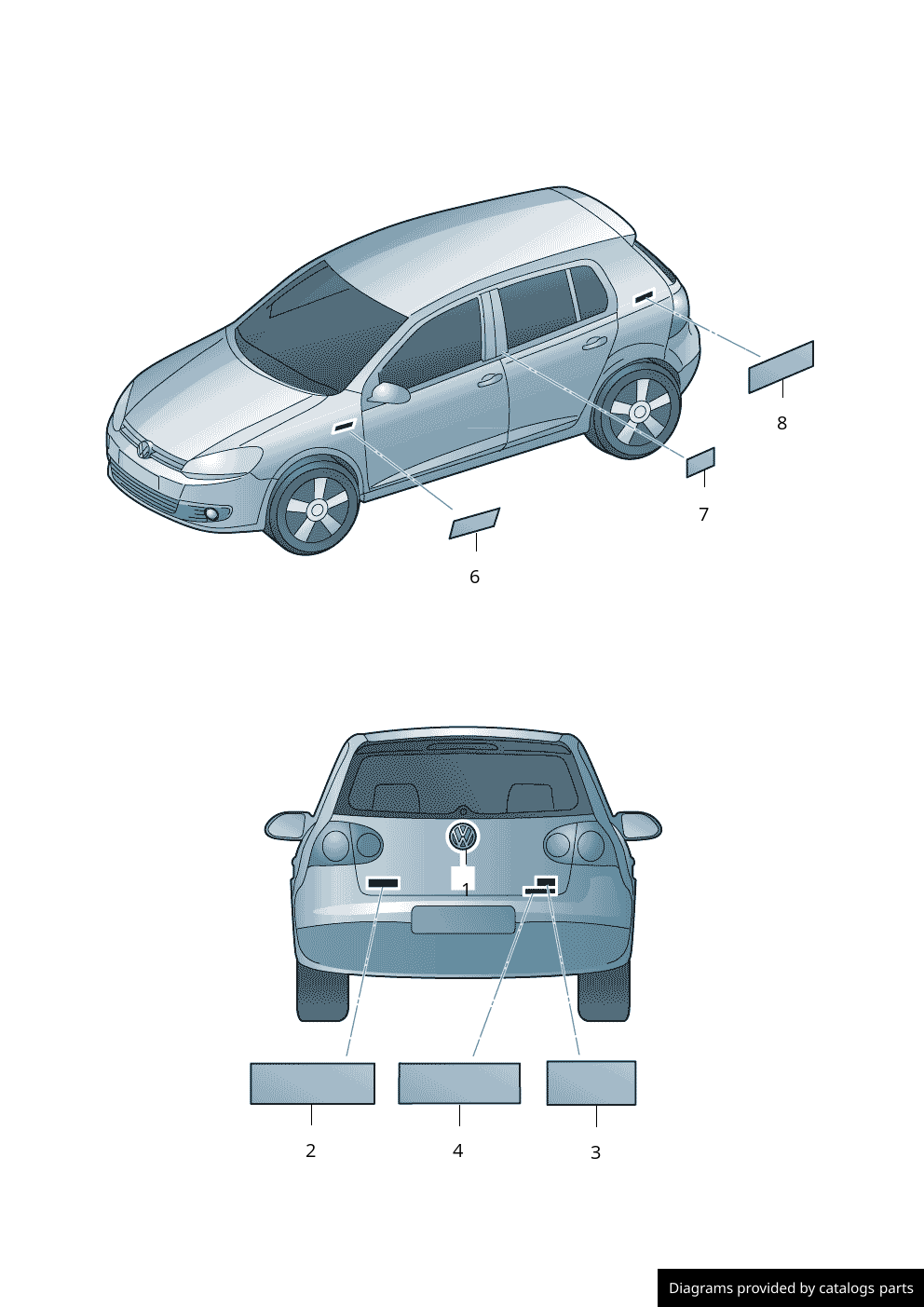 Car part diagram