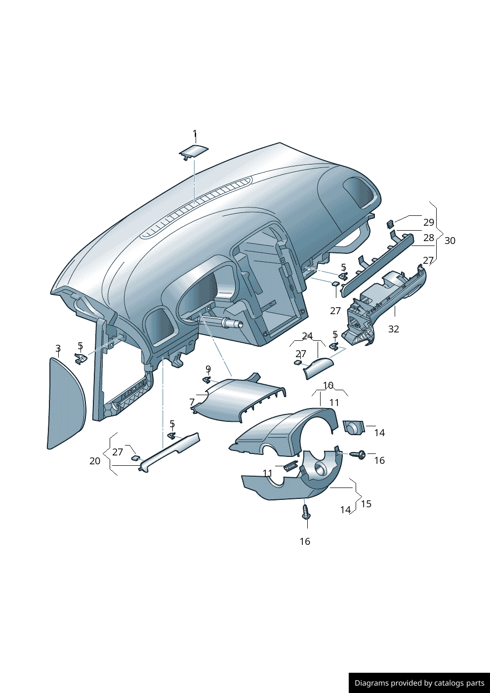 Car part diagram