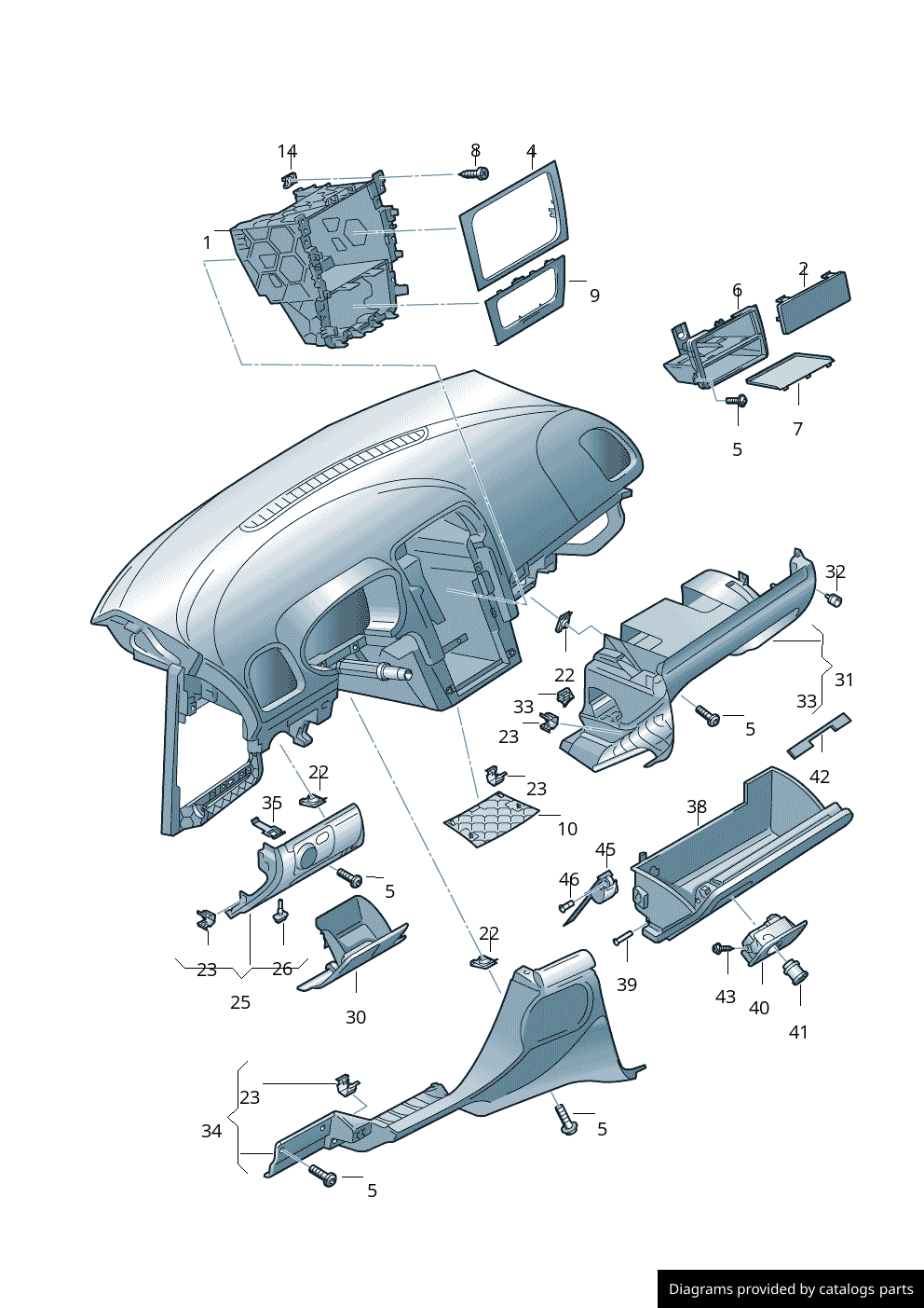 Car part diagram