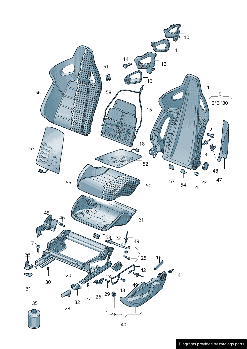 Car part diagram