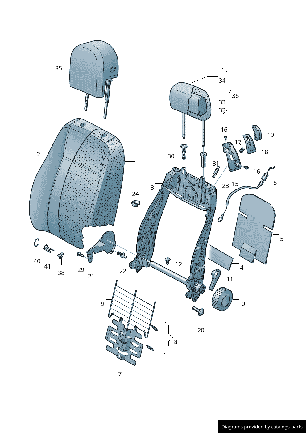 Car part diagram