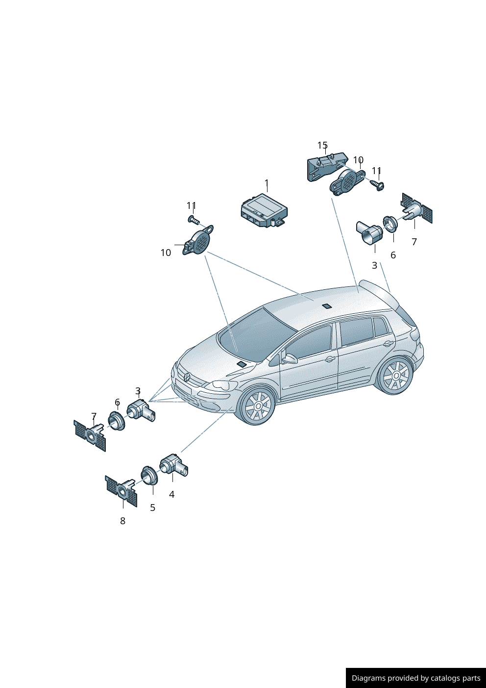 Car part diagram