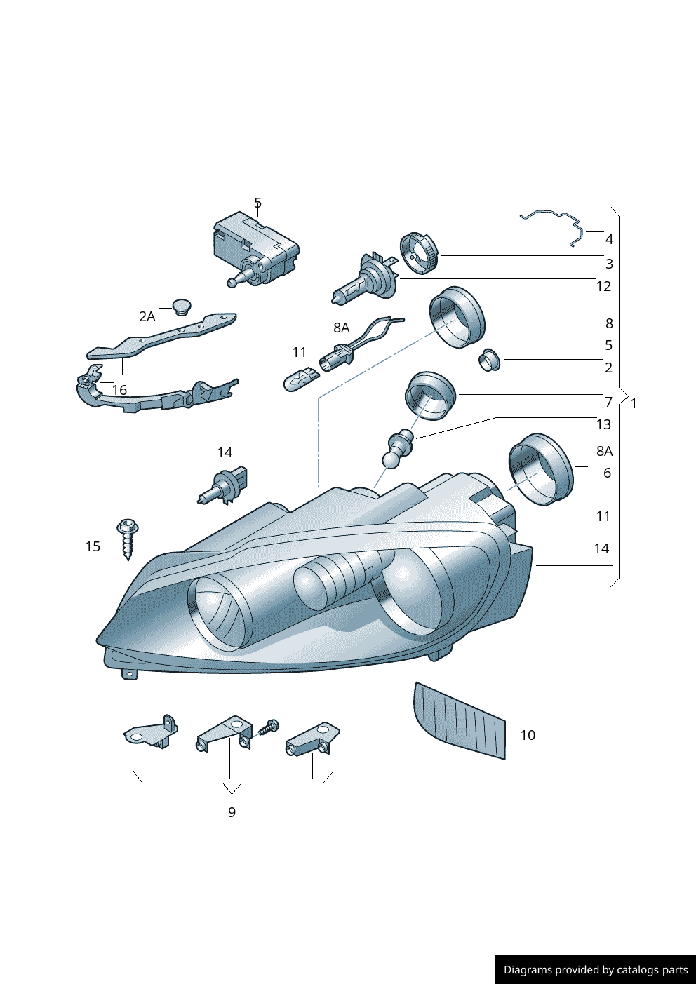 Car part diagram