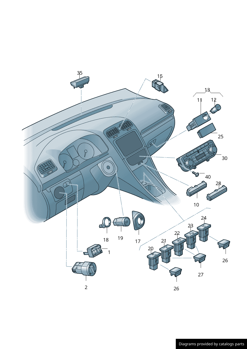 Car part diagram