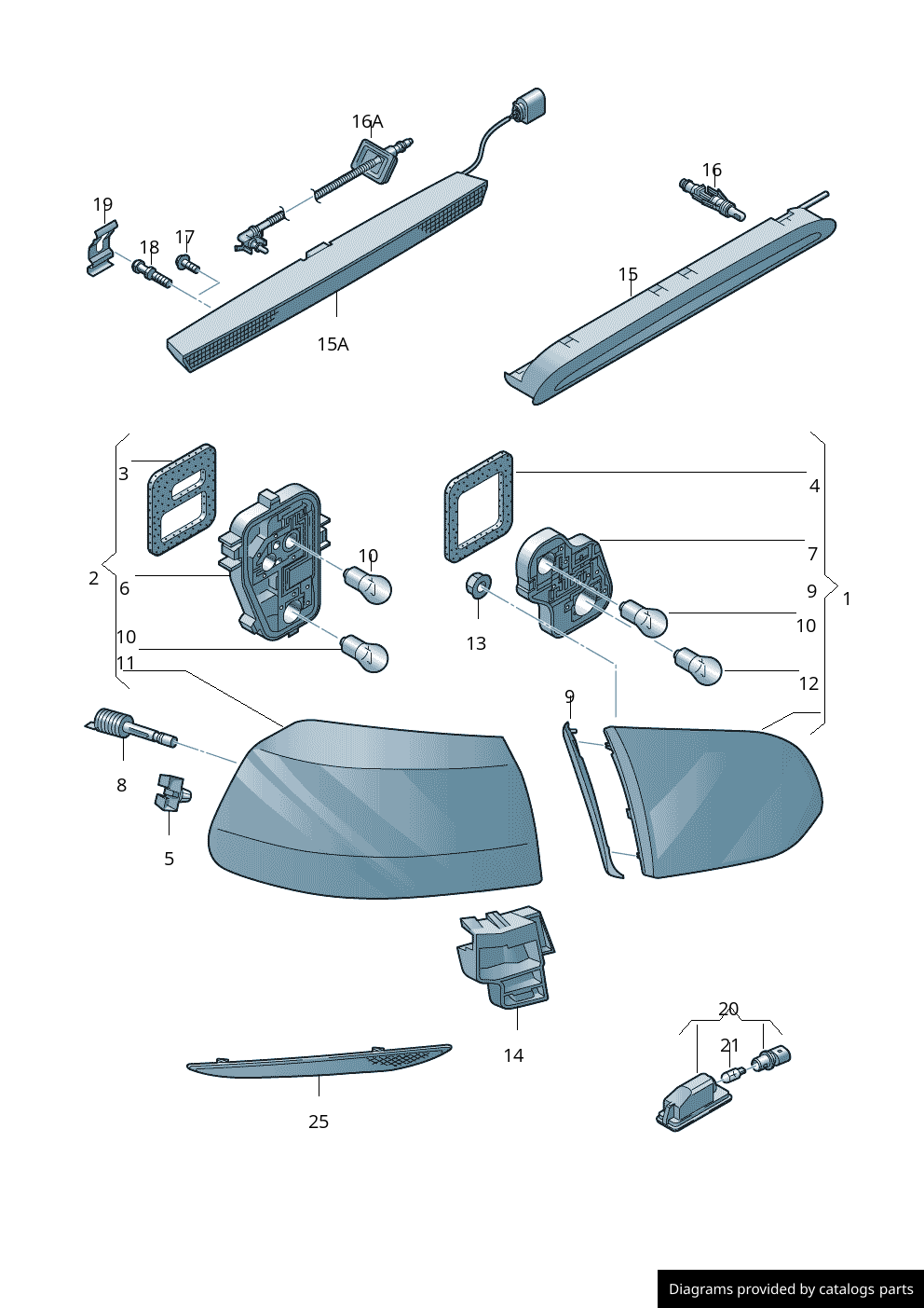 Car part diagram