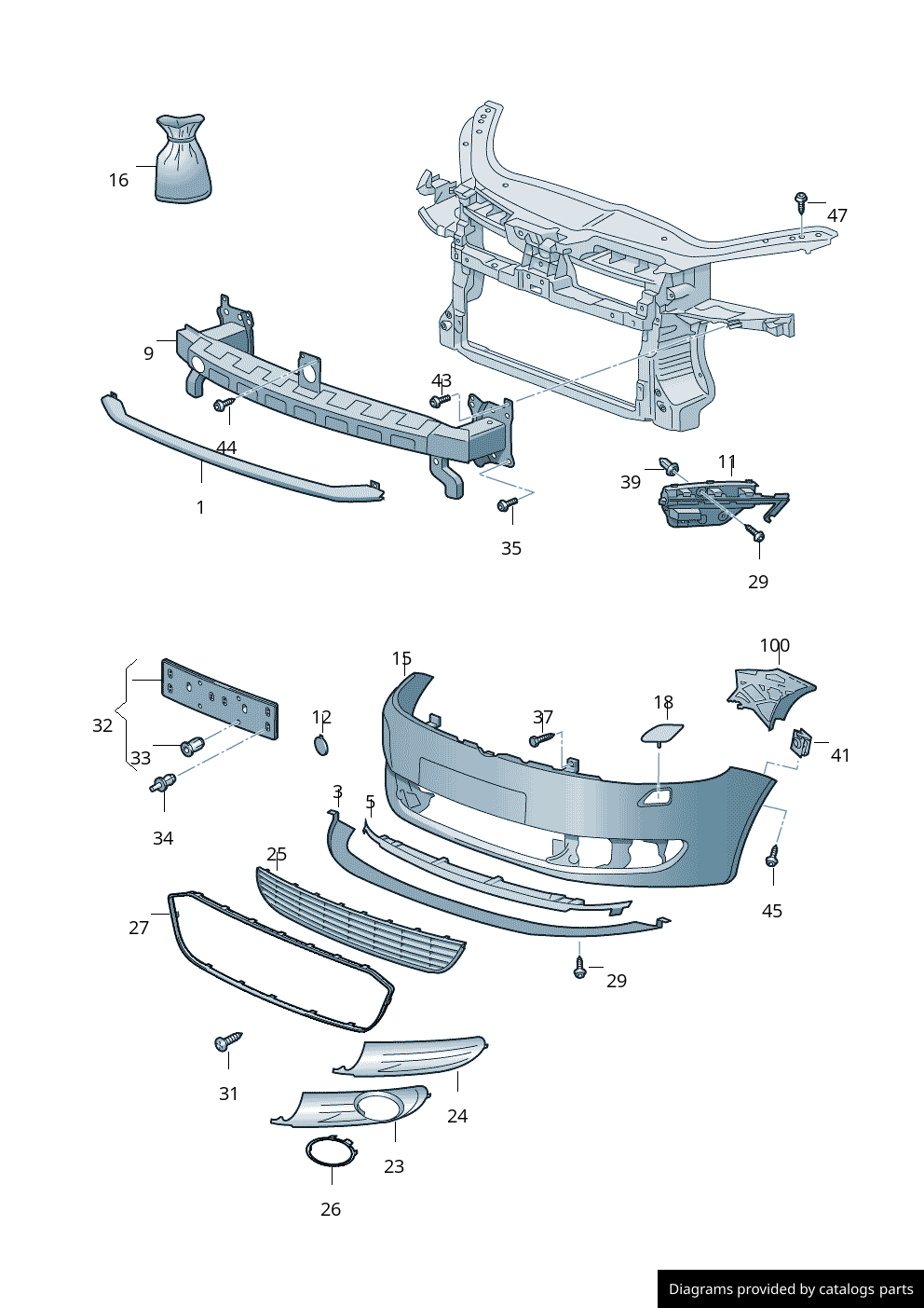 Car part diagram