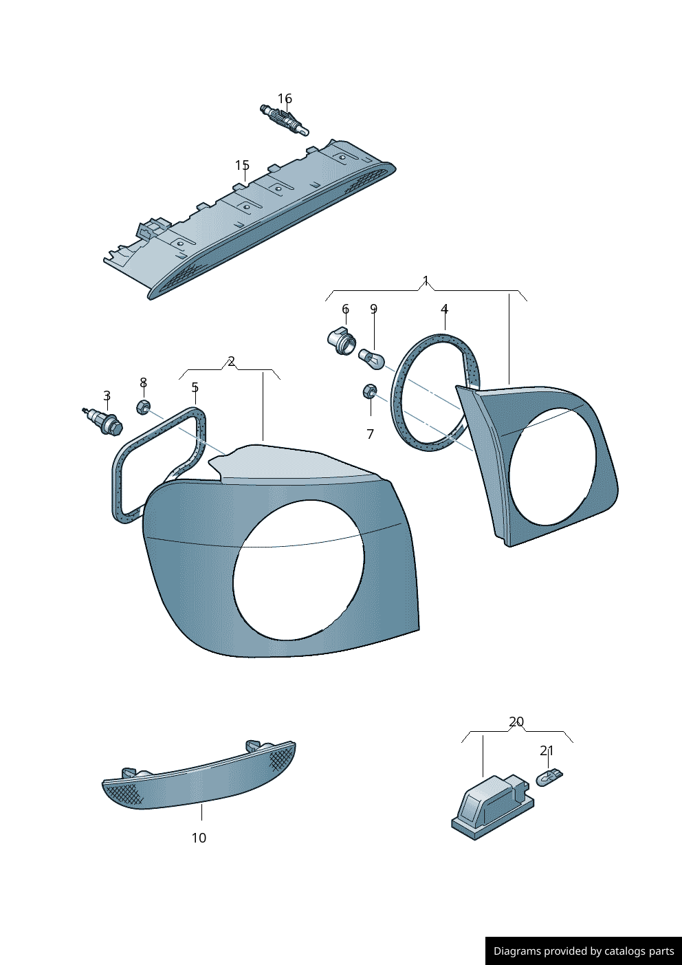 Car part diagram
