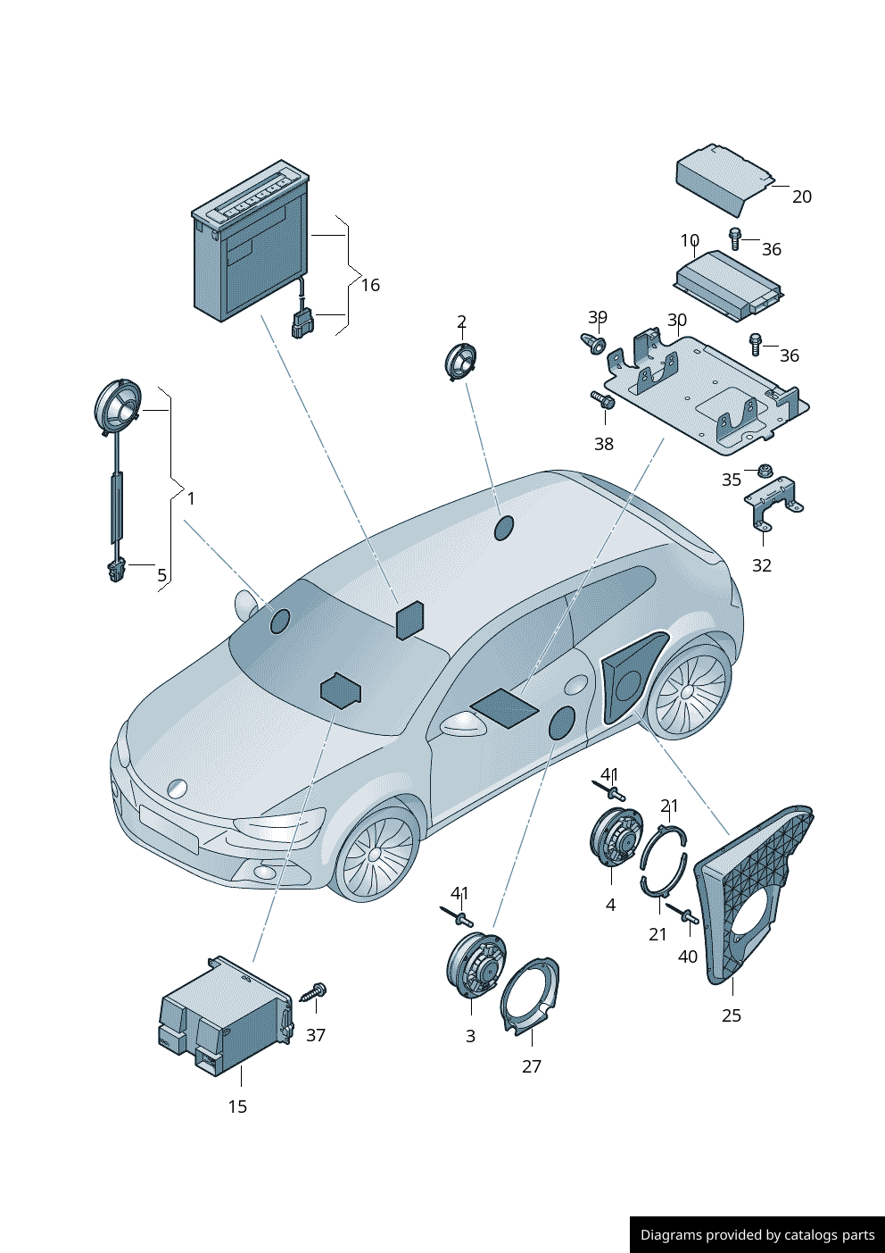 Car part diagram