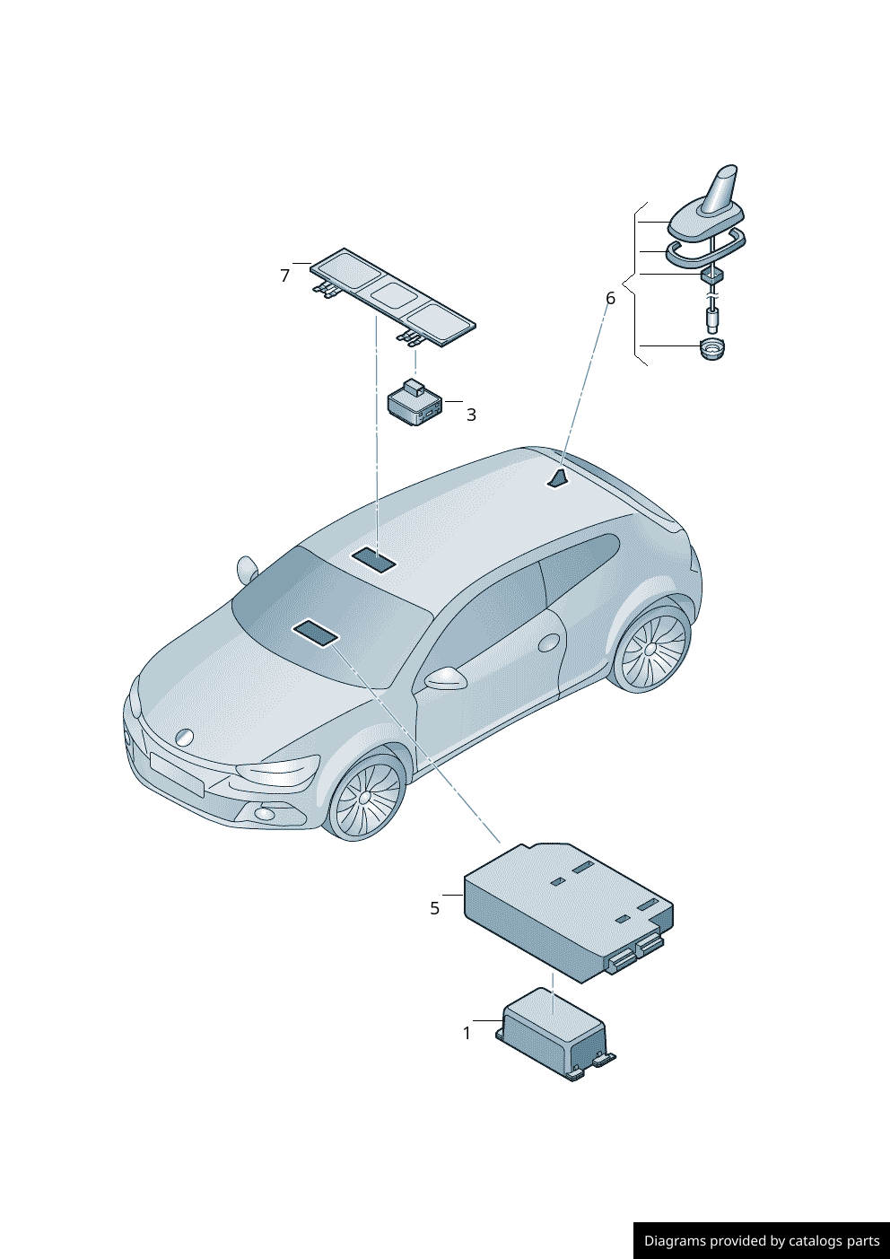 Car part diagram