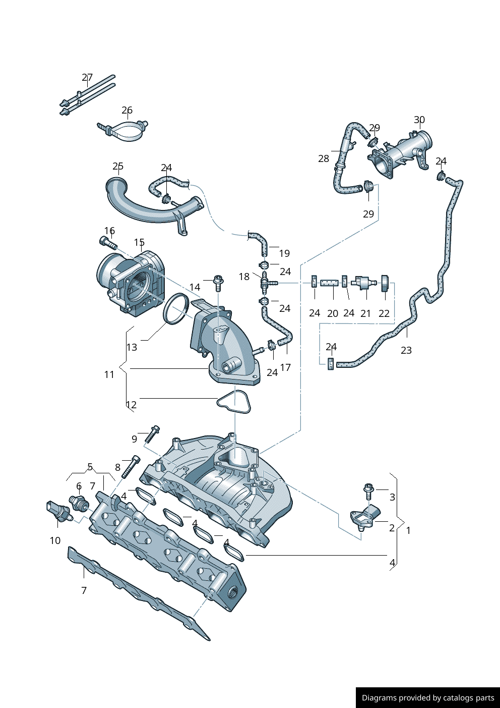 Car part diagram