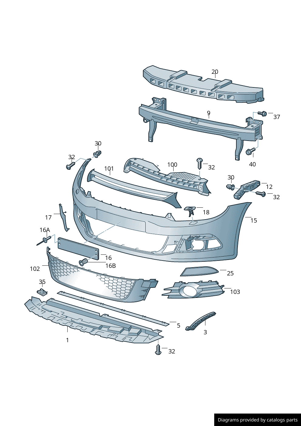 Car part diagram