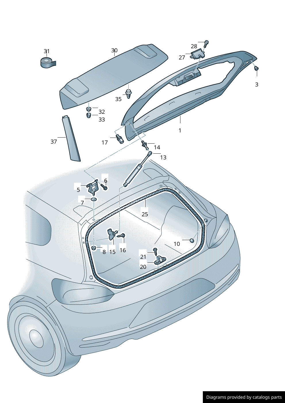 Car part diagram