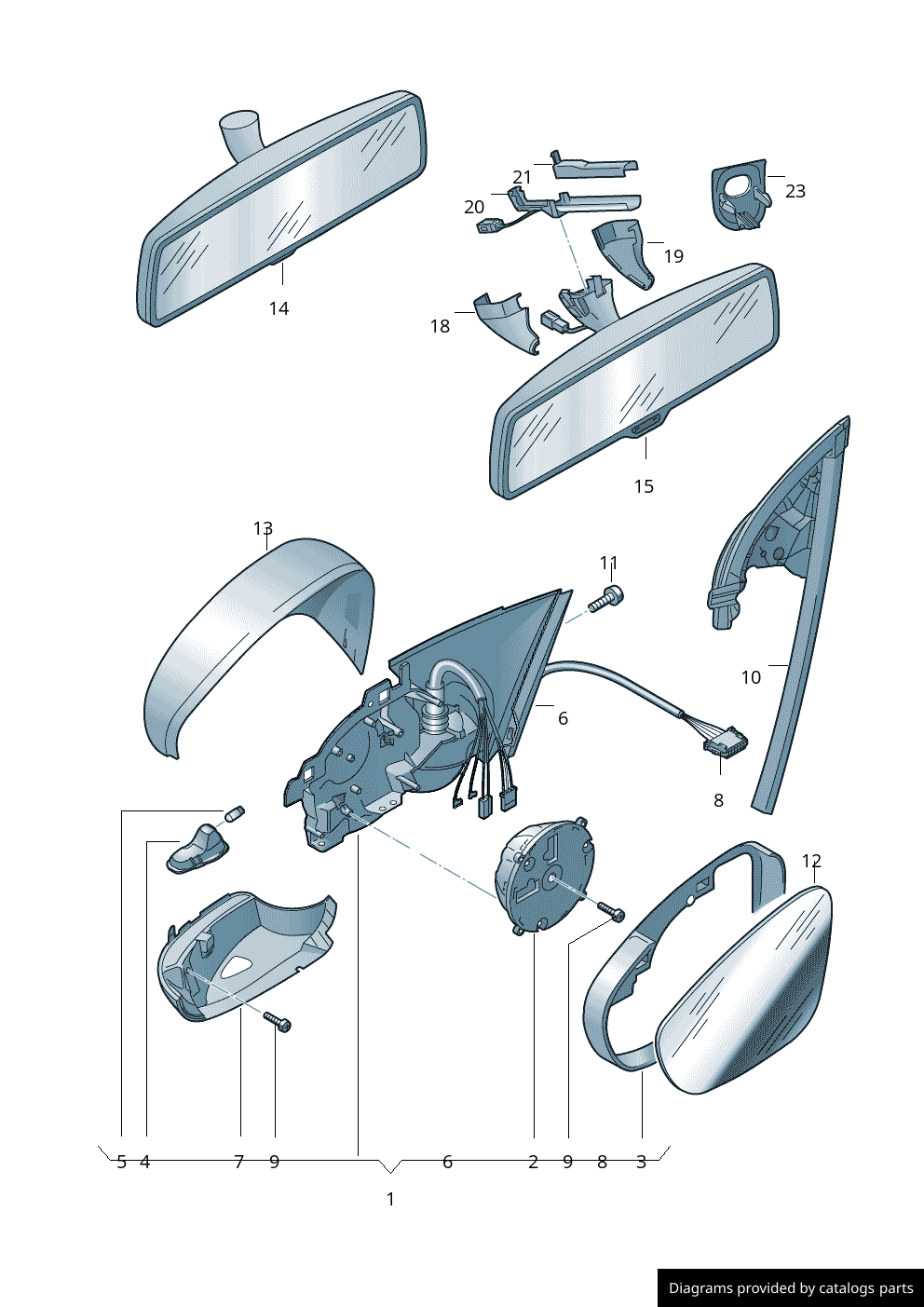 Car part diagram