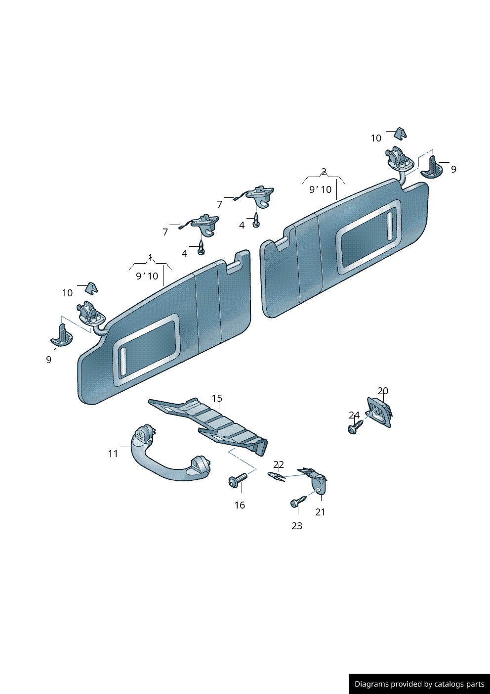 Car part diagram