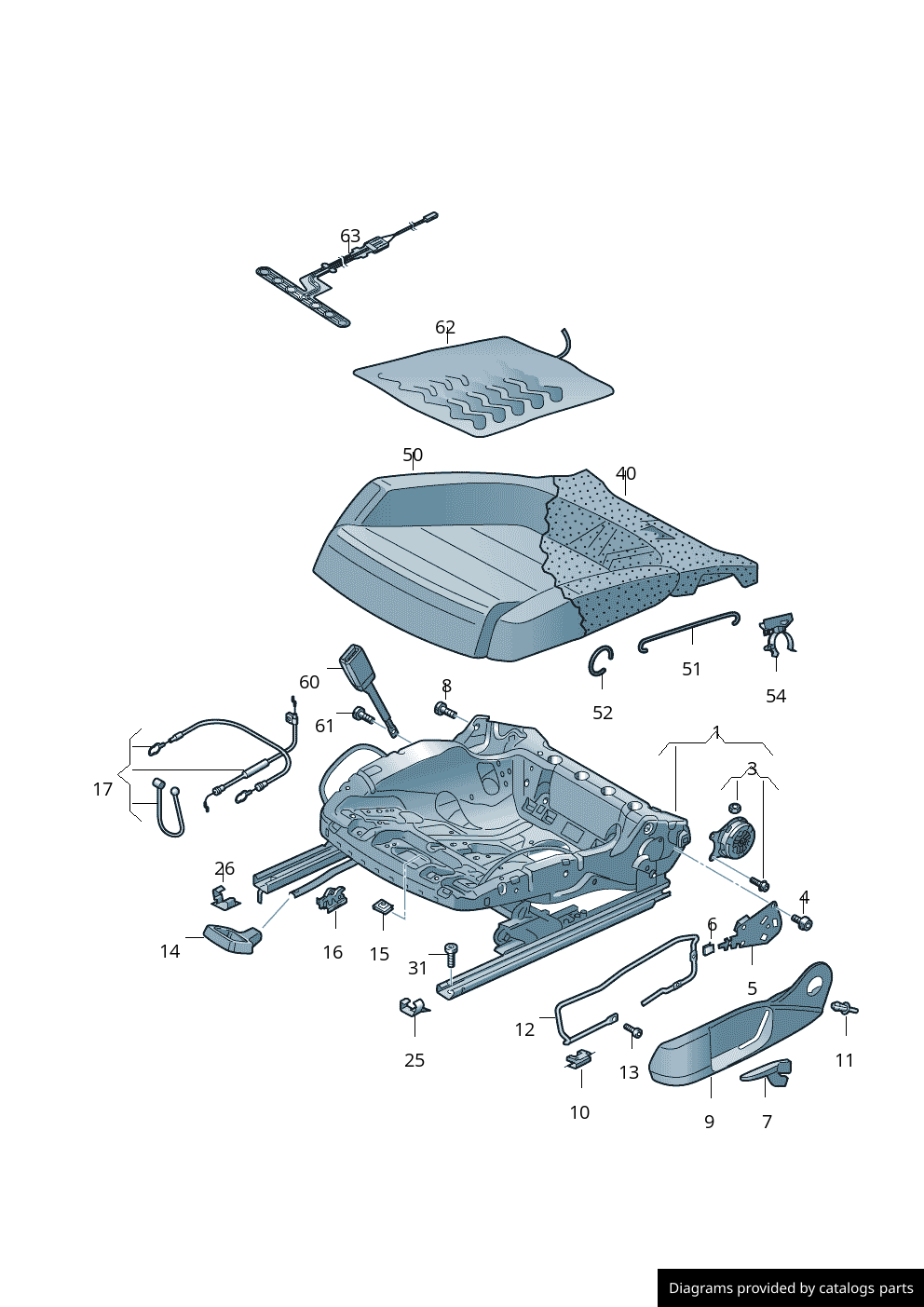 Car part diagram