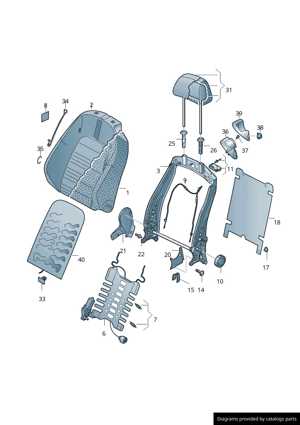 Car part diagram