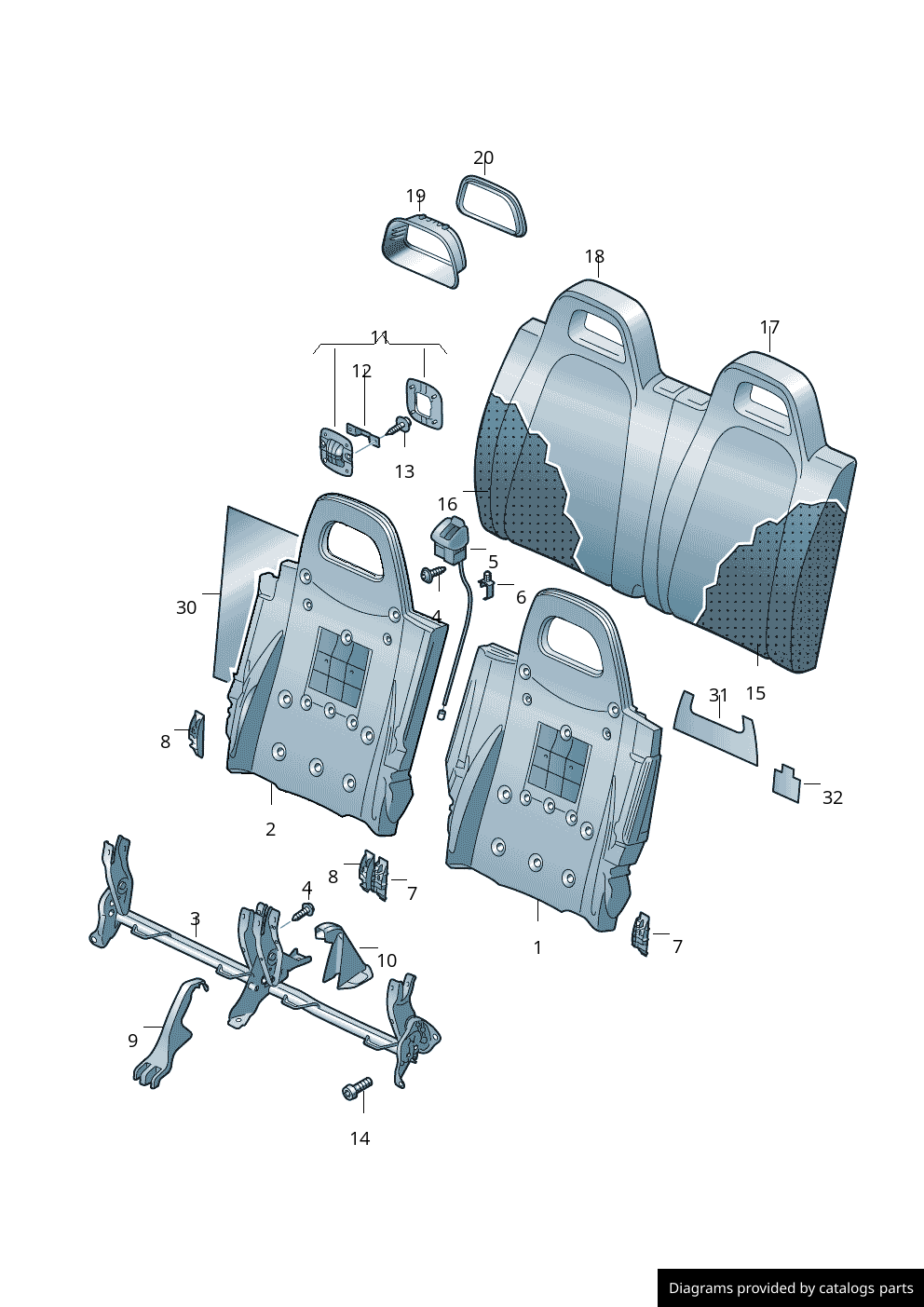 Car part diagram