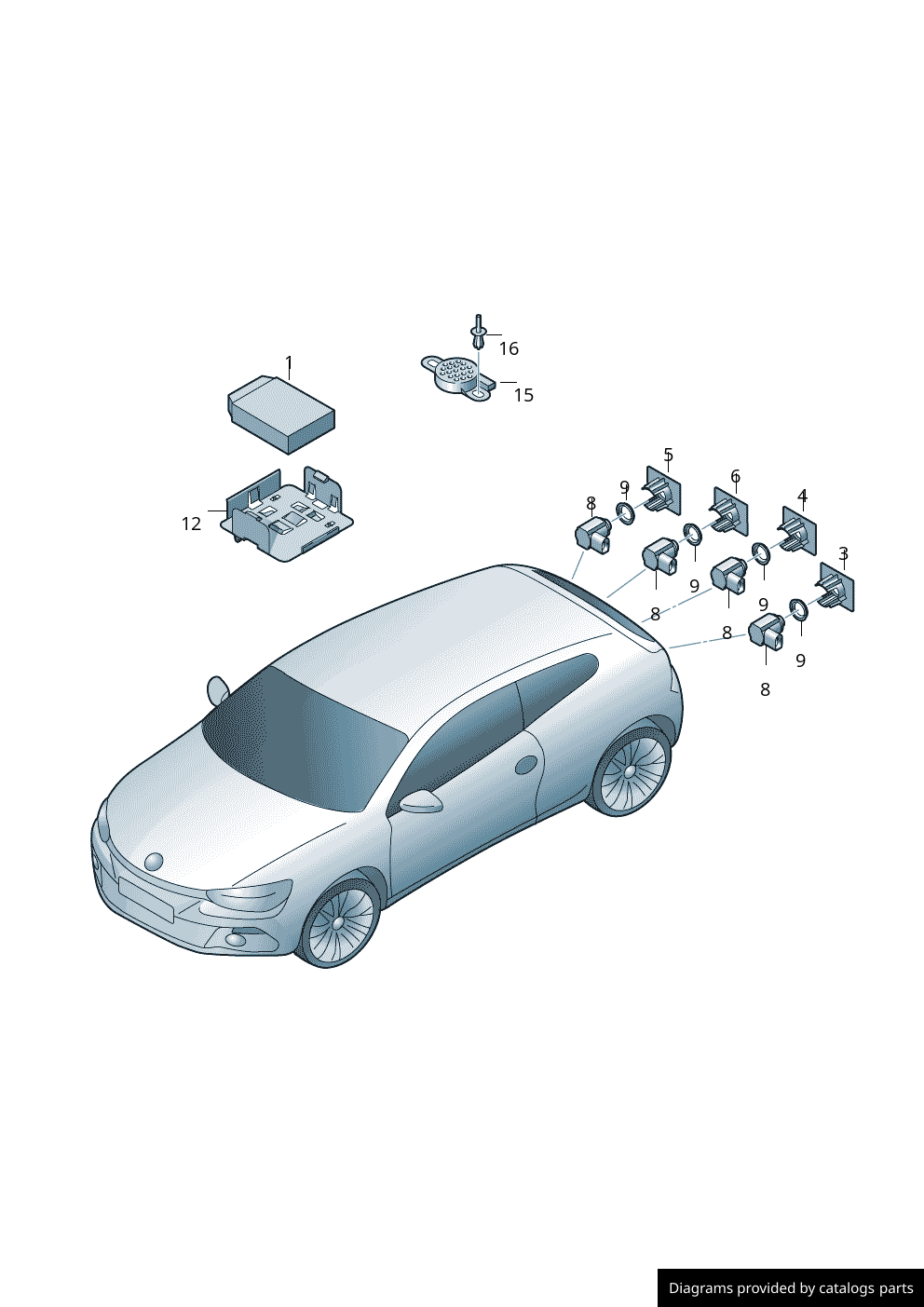 Car part diagram