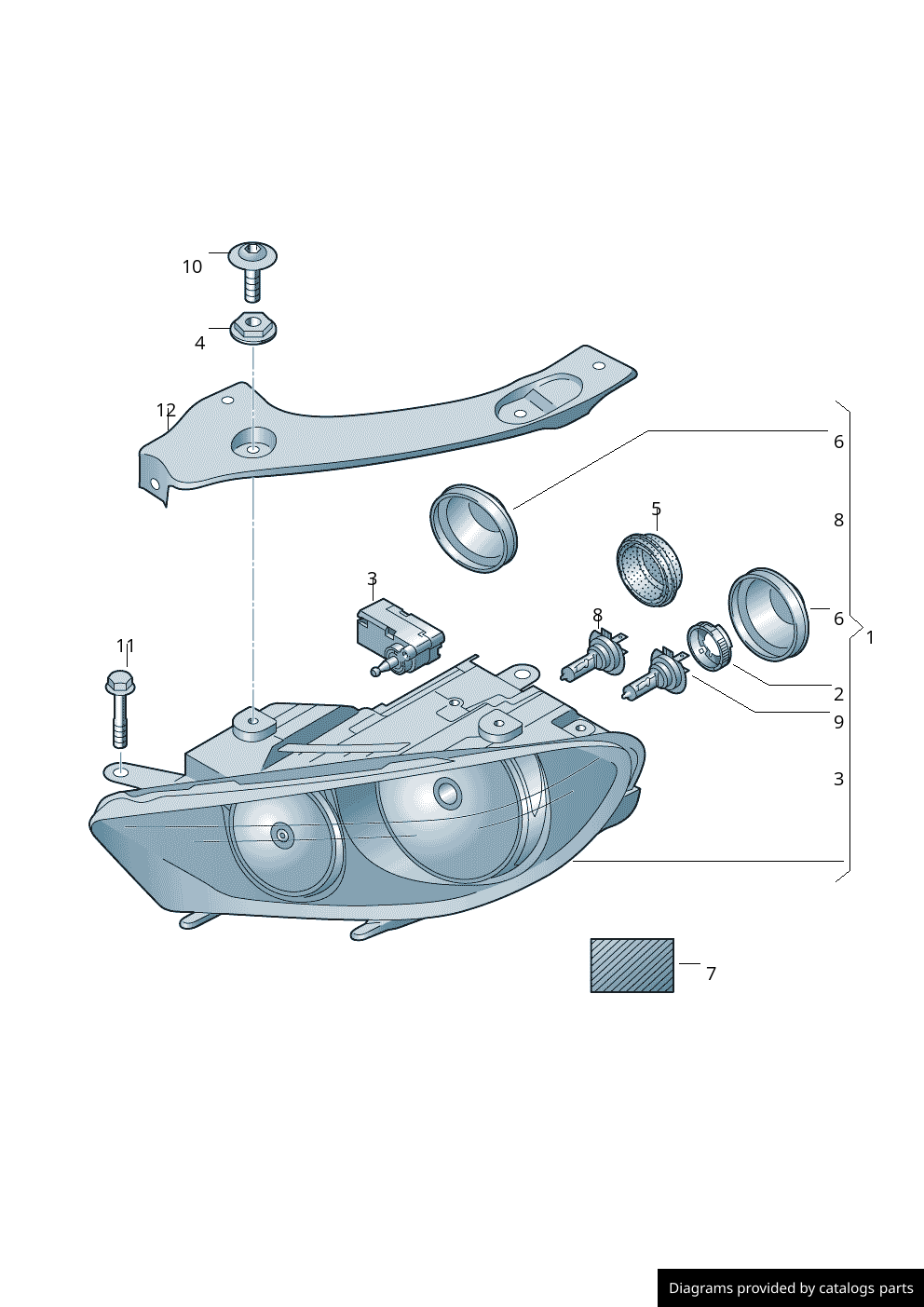 Car part diagram