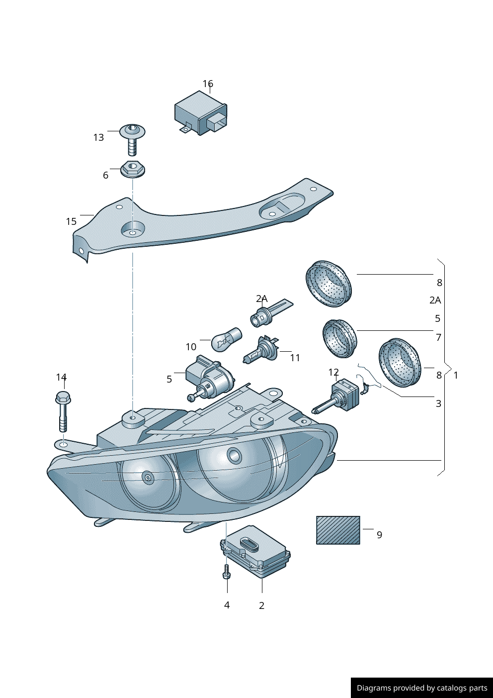 Car part diagram