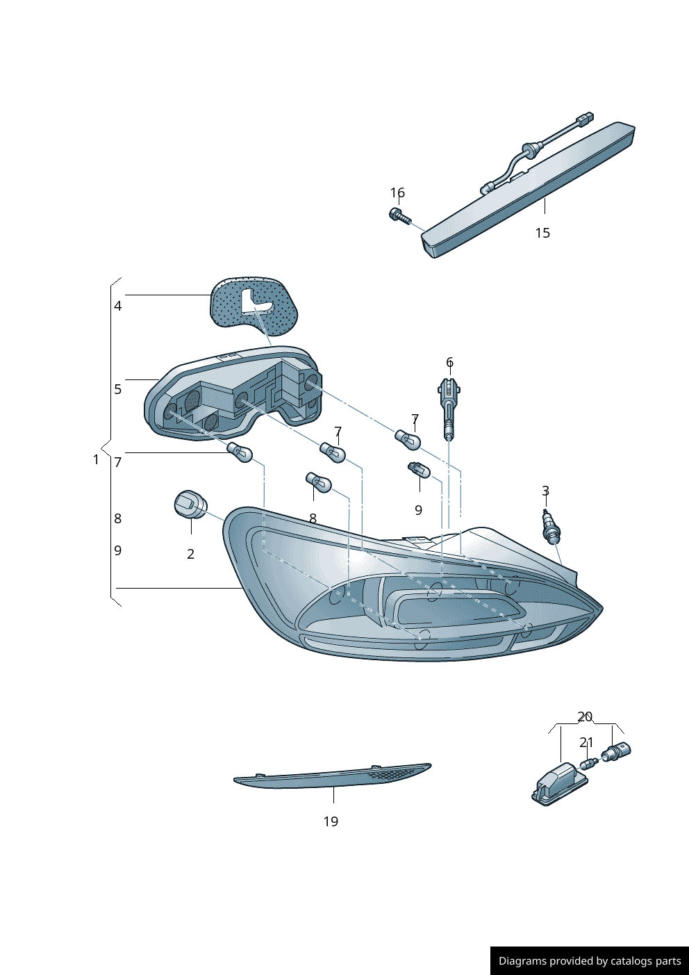 Car part diagram
