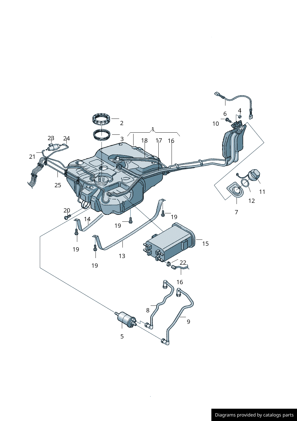 Car part diagram