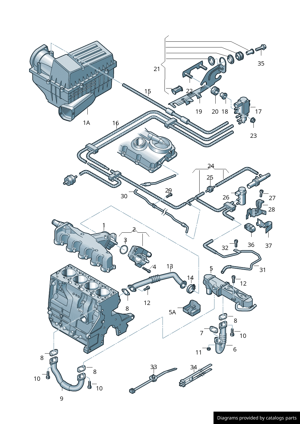 Car part diagram