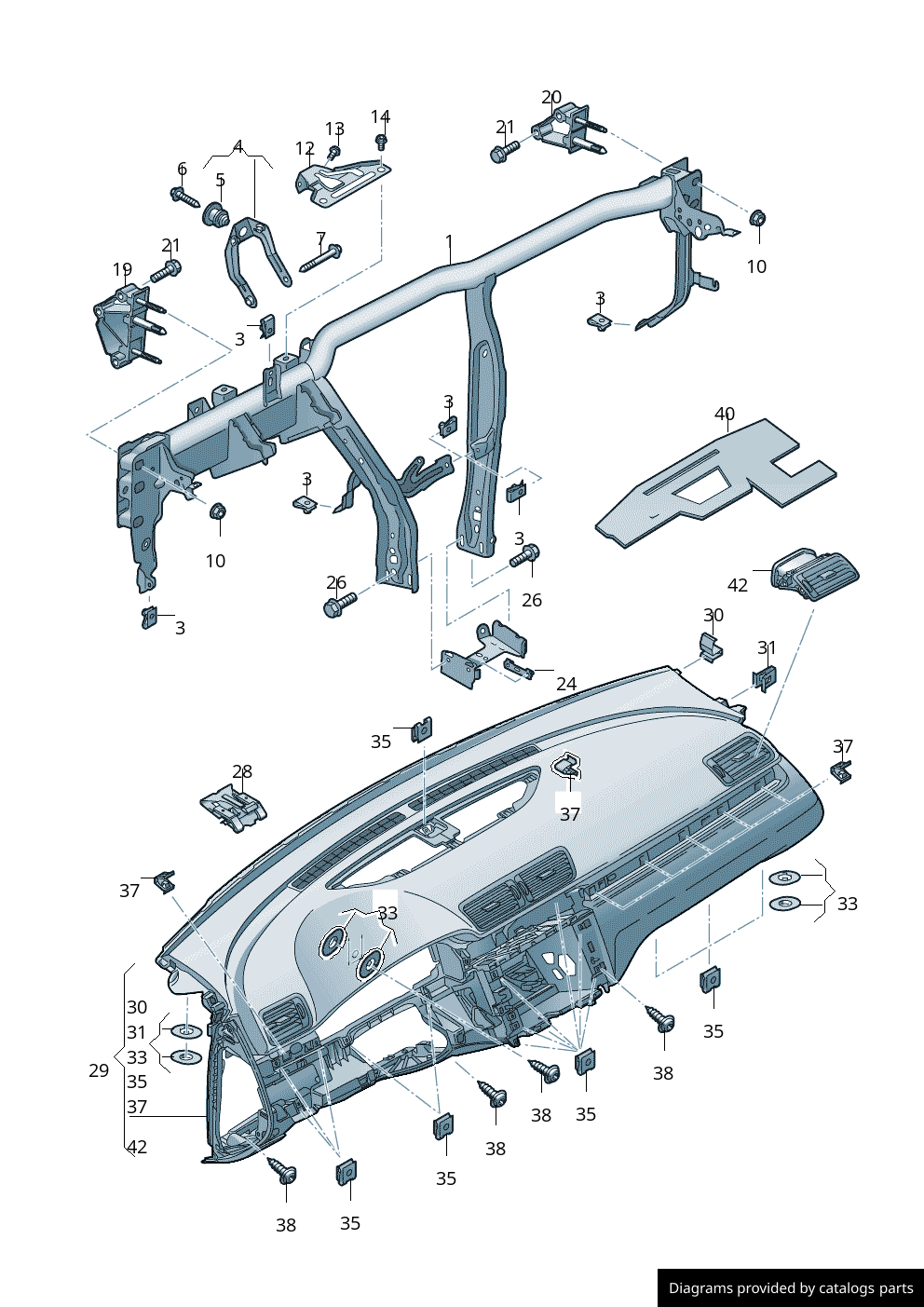 Car part diagram