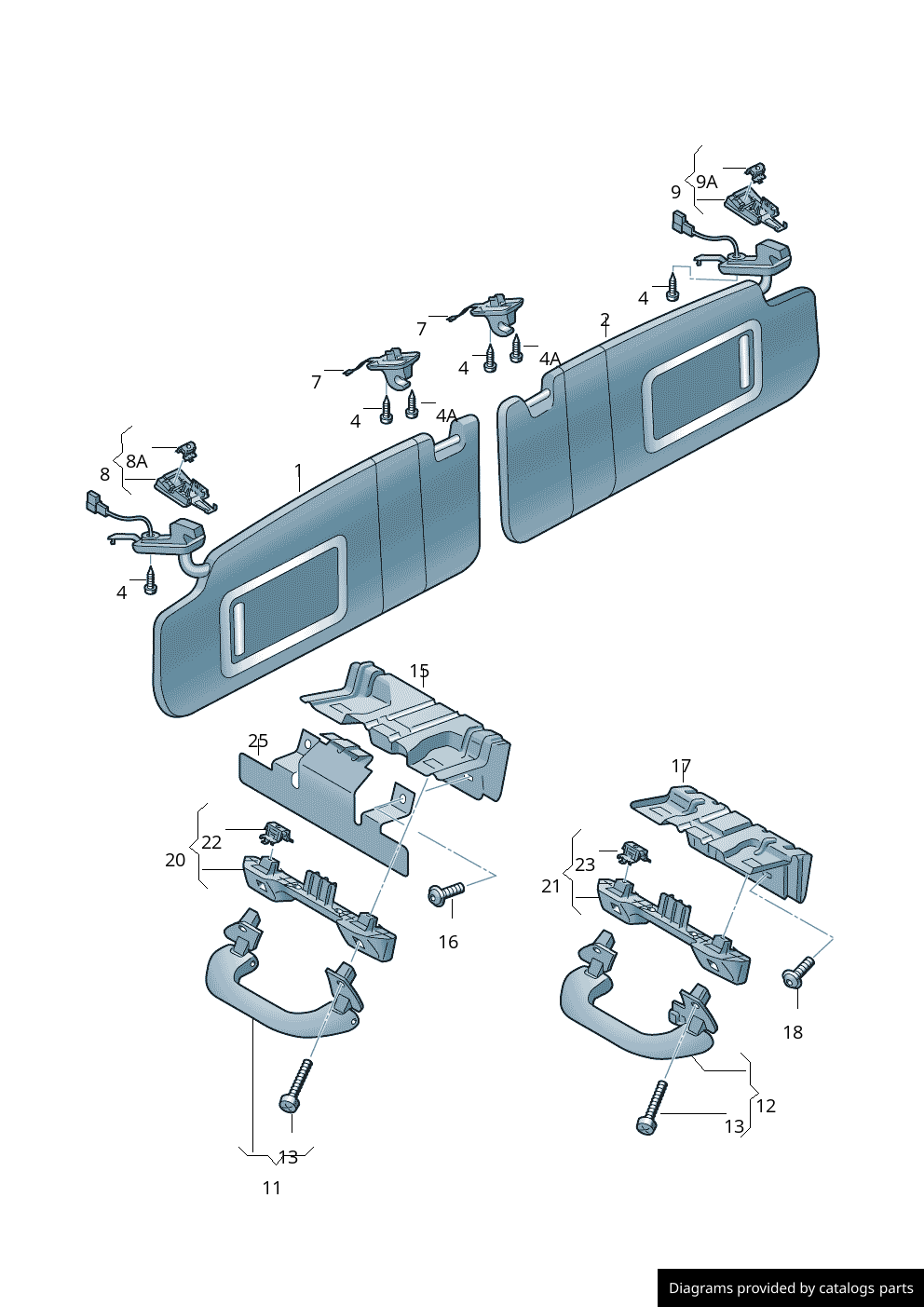 Car part diagram