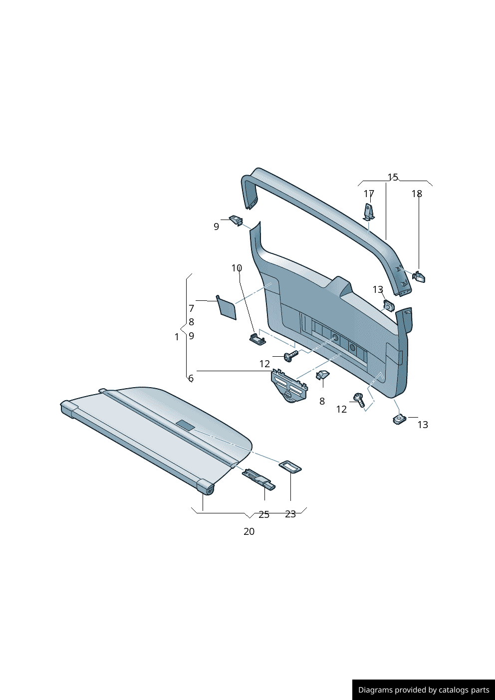 Car part diagram