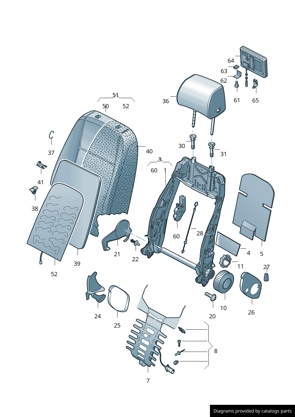 Car part diagram