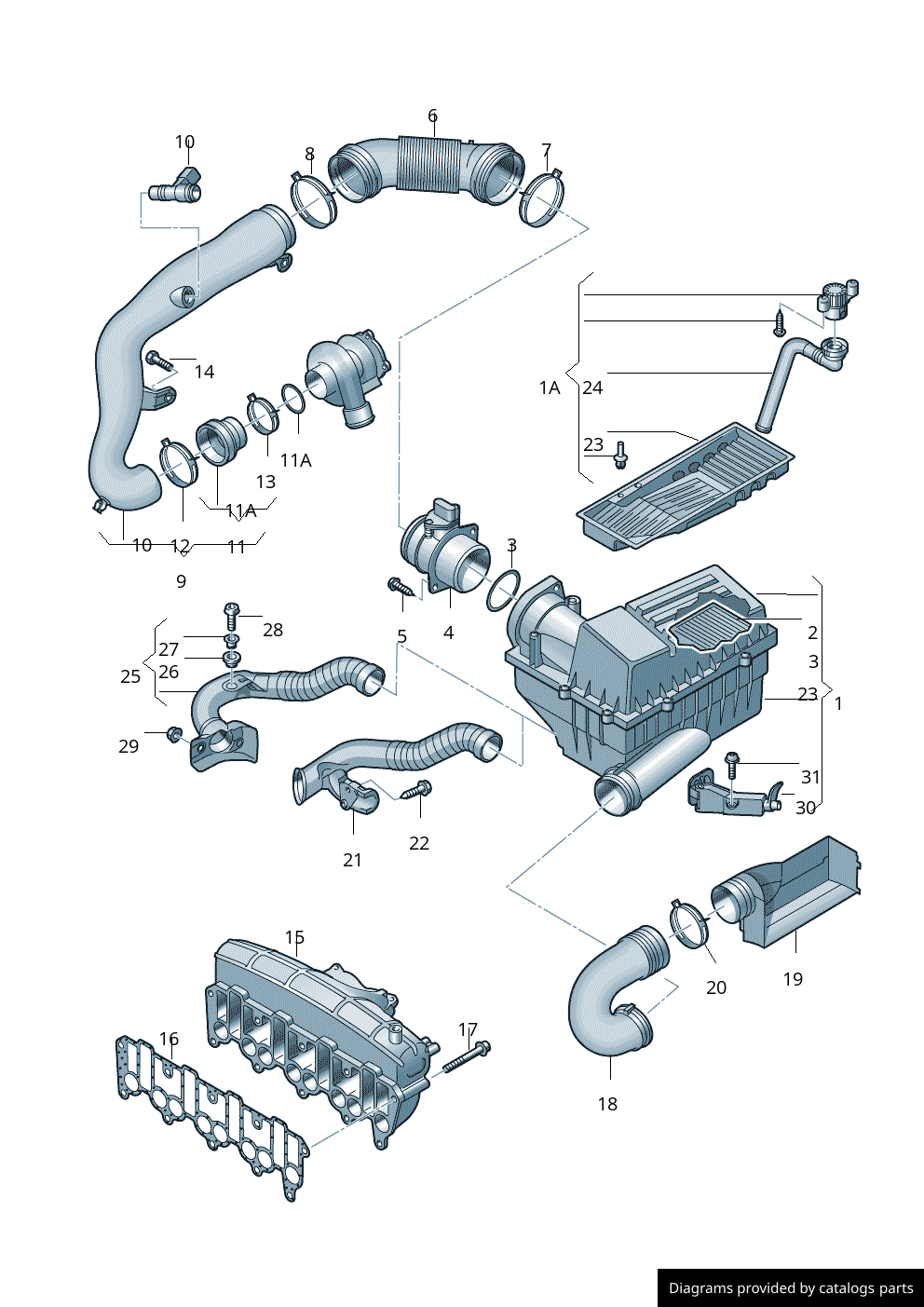 Car part diagram