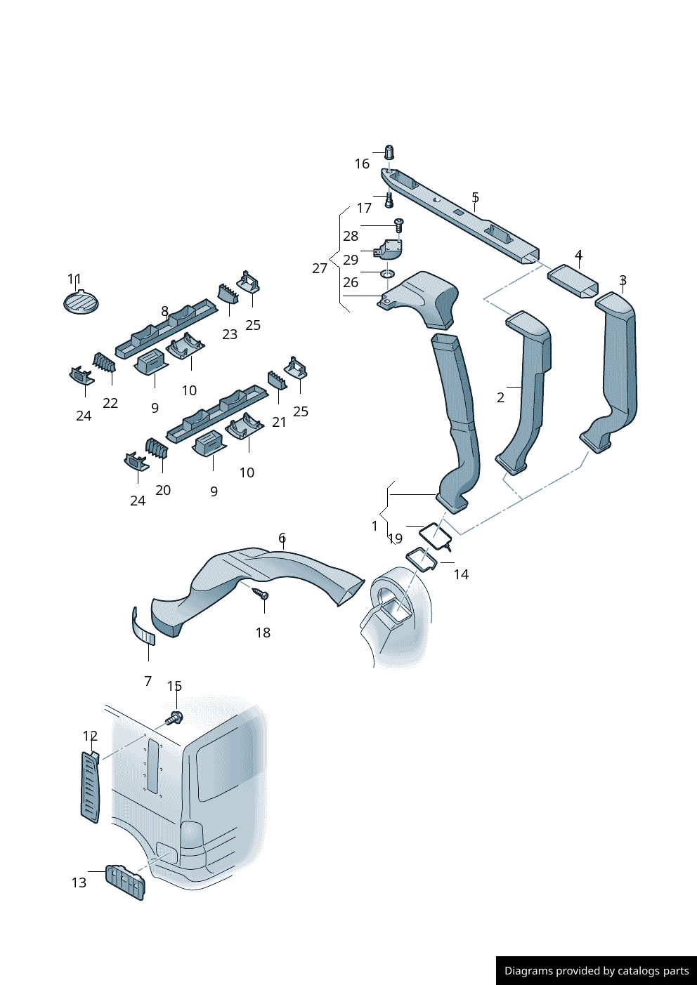 Car part diagram