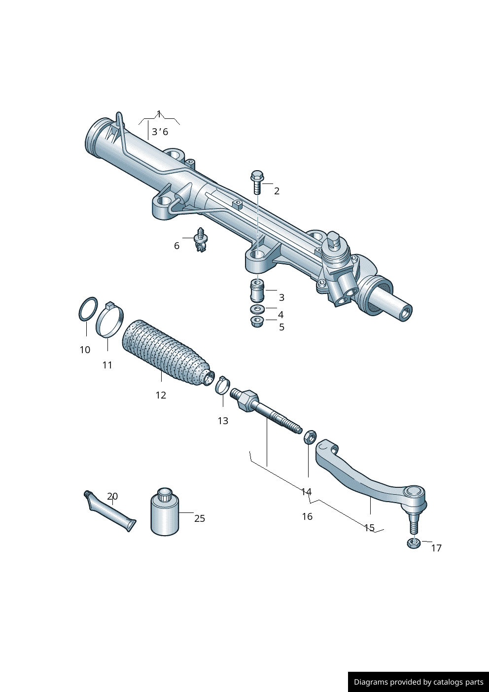 Car part diagram