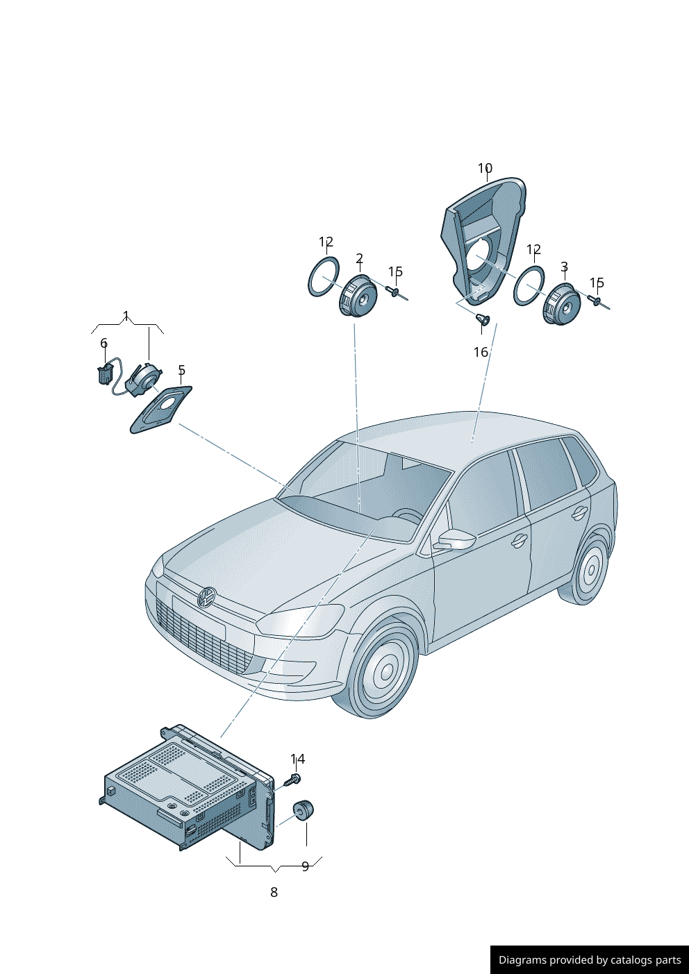 Car part diagram