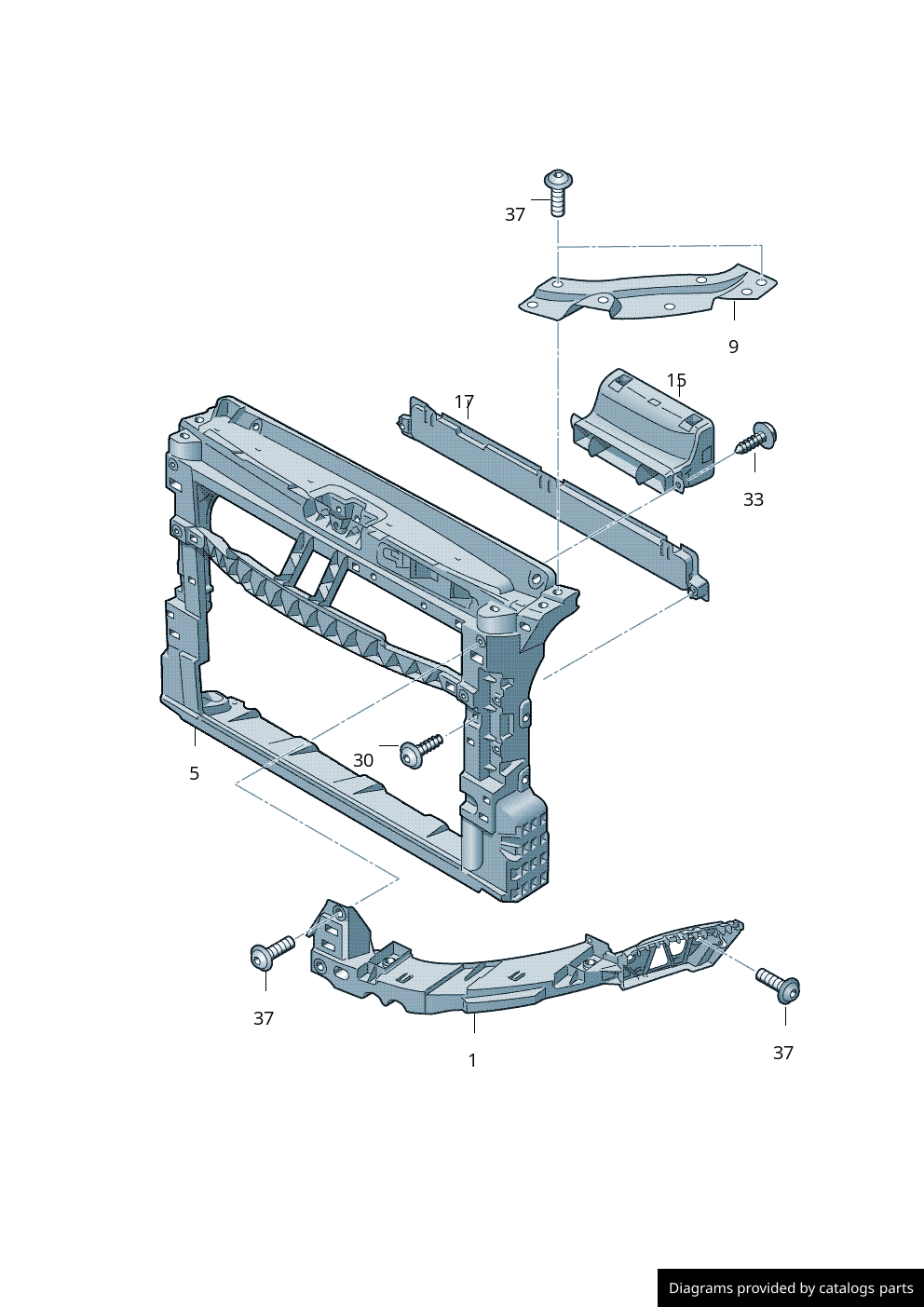 Volkswagen Brace 6RG805931 - LLLParts