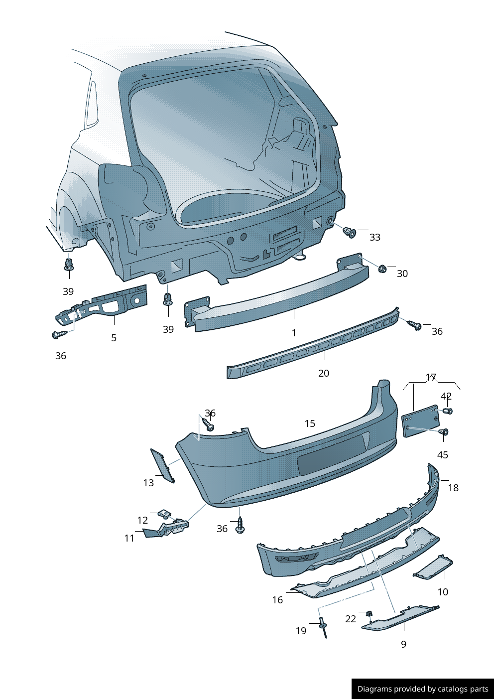 Car part diagram