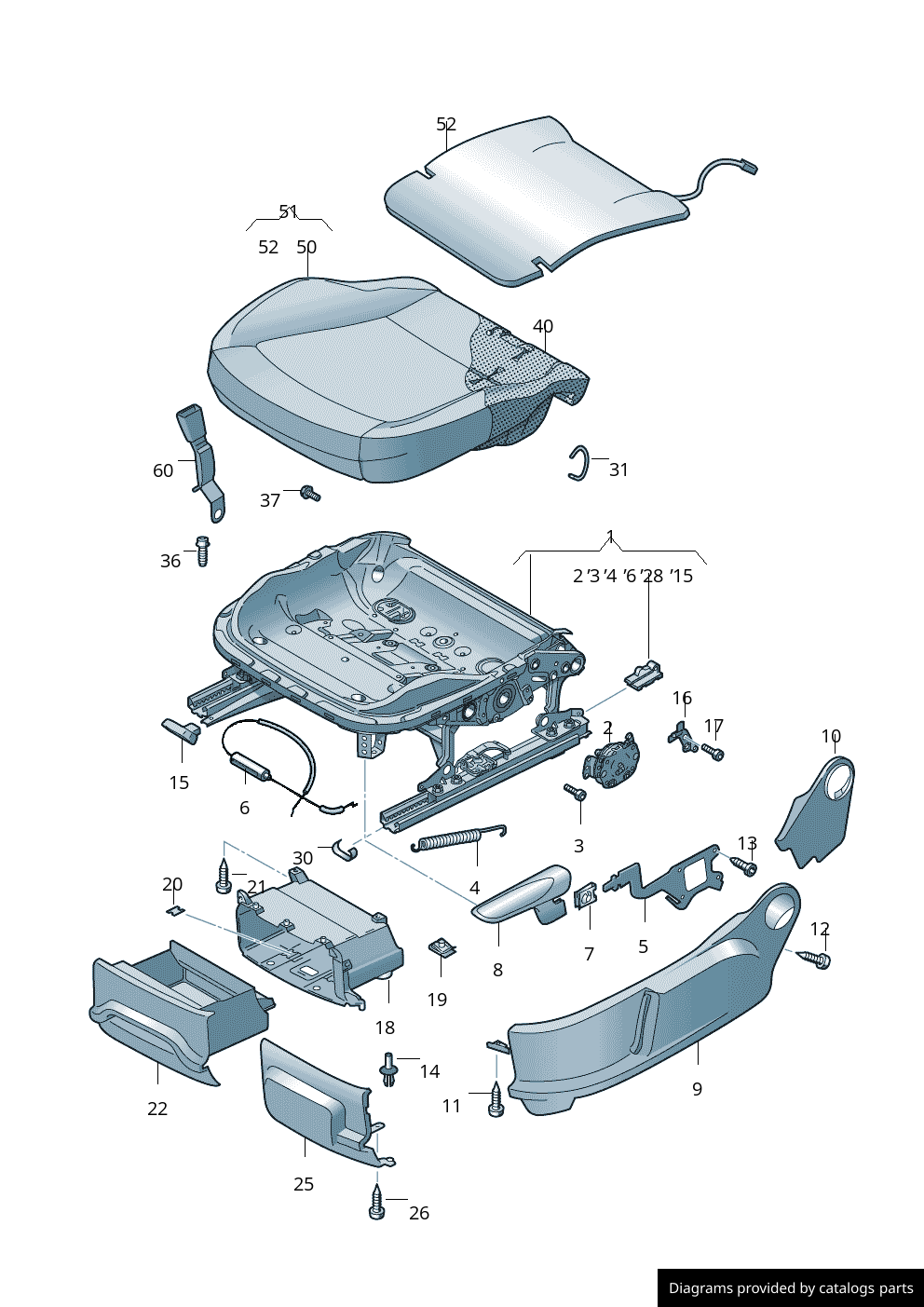 Car part diagram