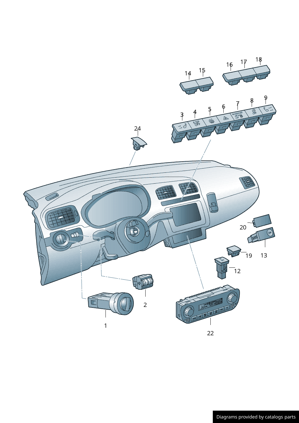Car part diagram