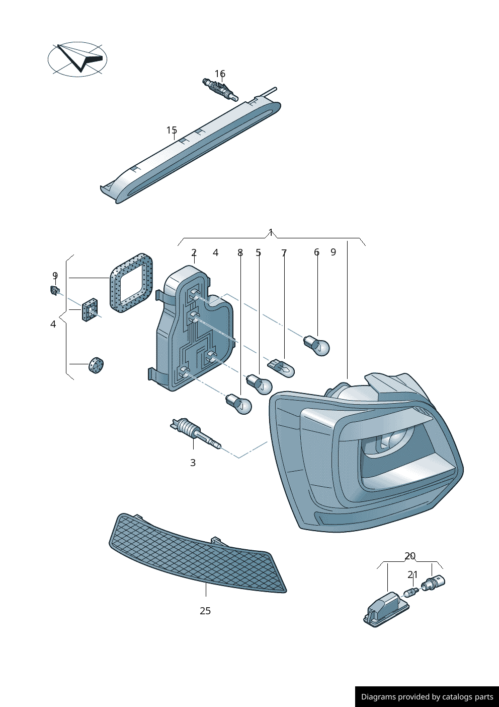 Car part diagram