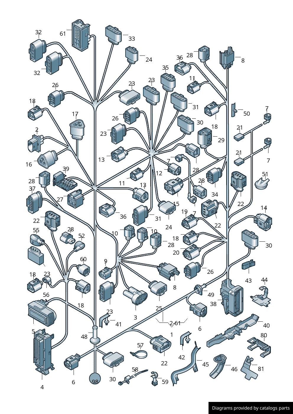 Car part diagram
