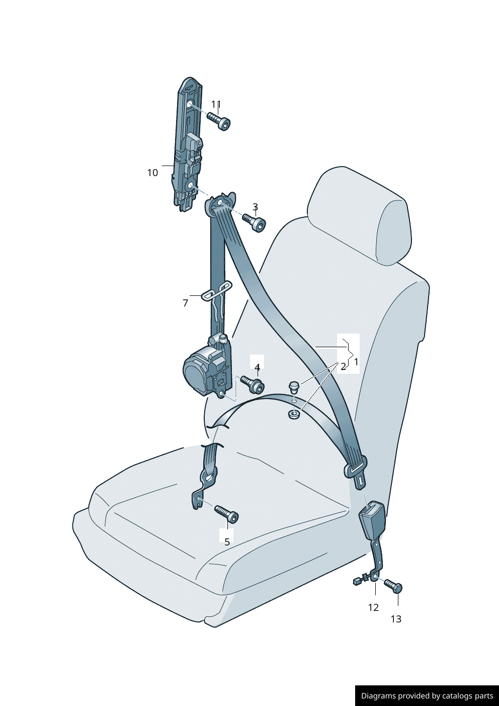 Car part diagram