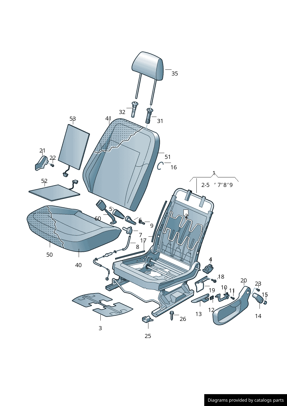 Car part diagram
