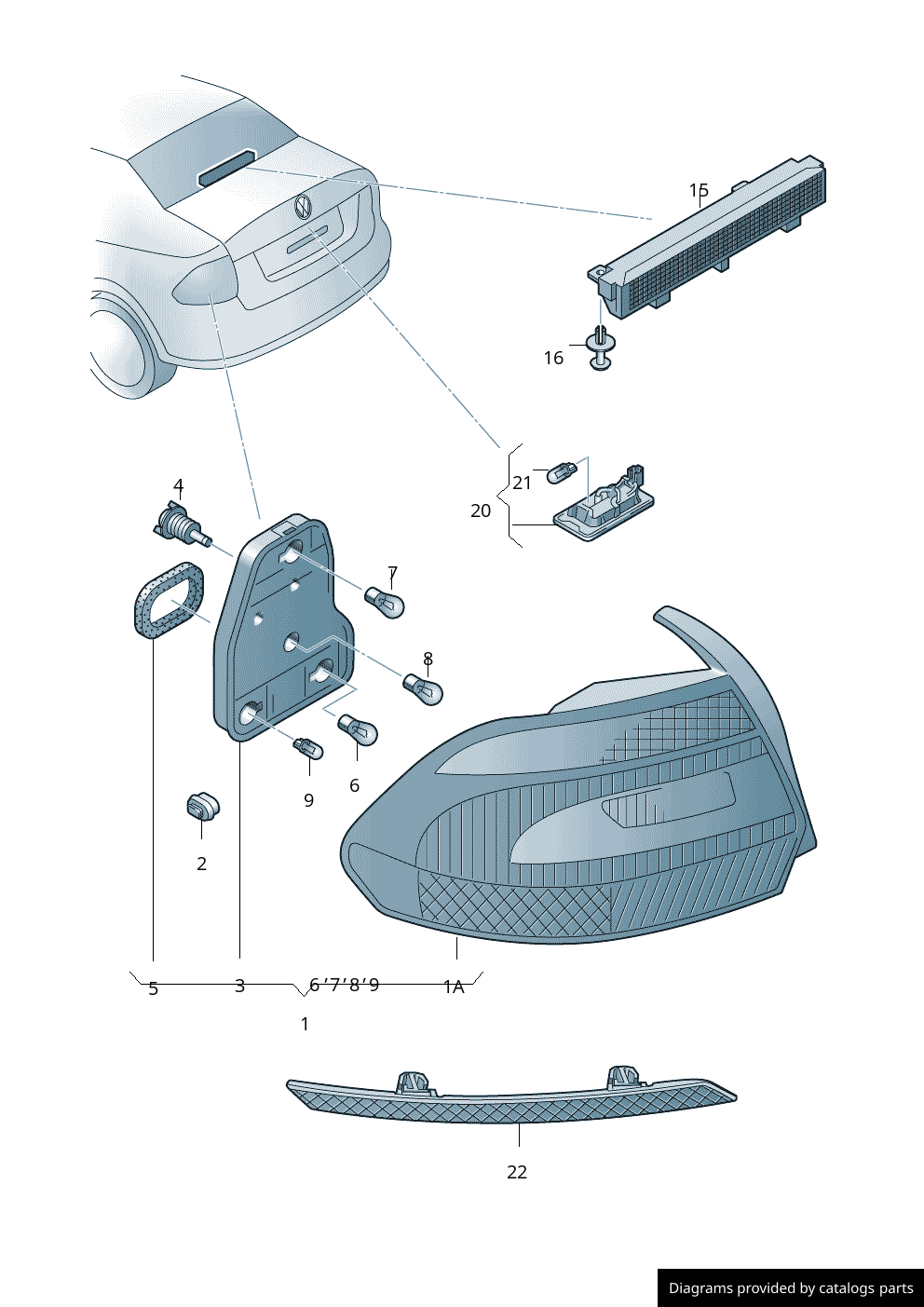 Car part diagram