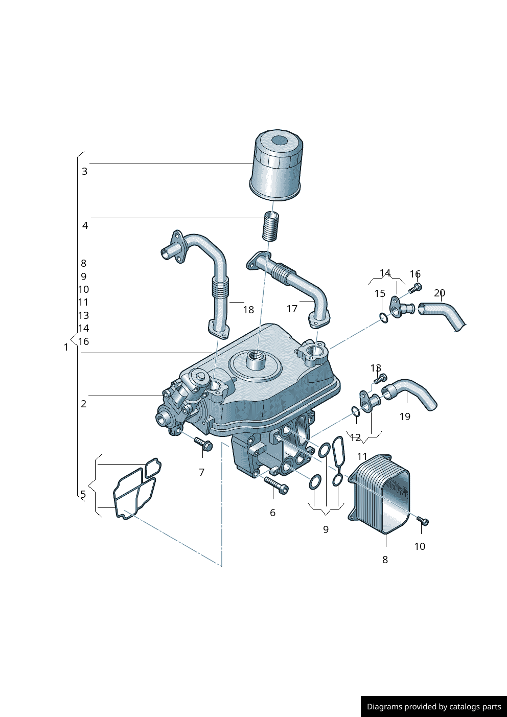 Car part diagram