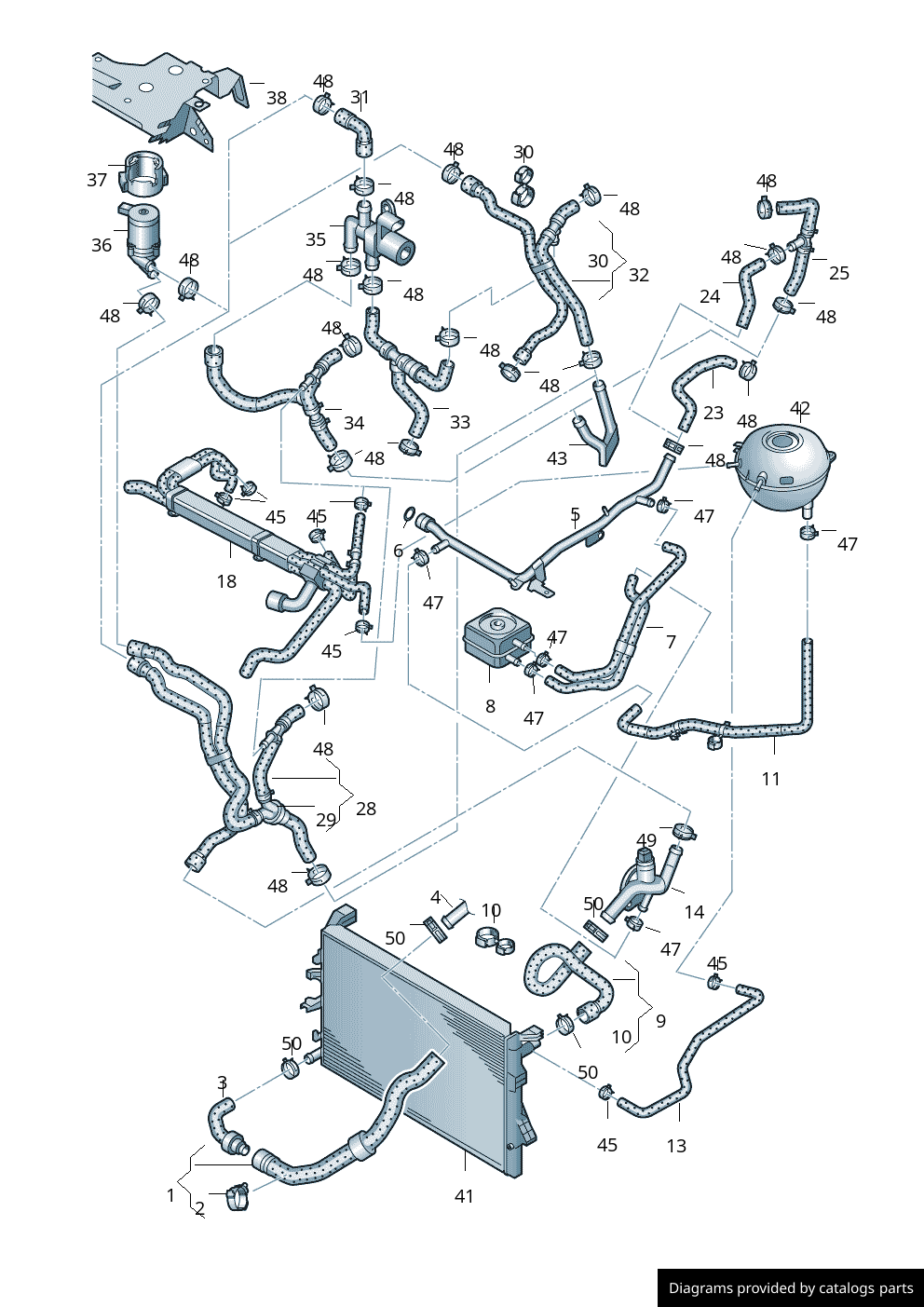 Car part diagram